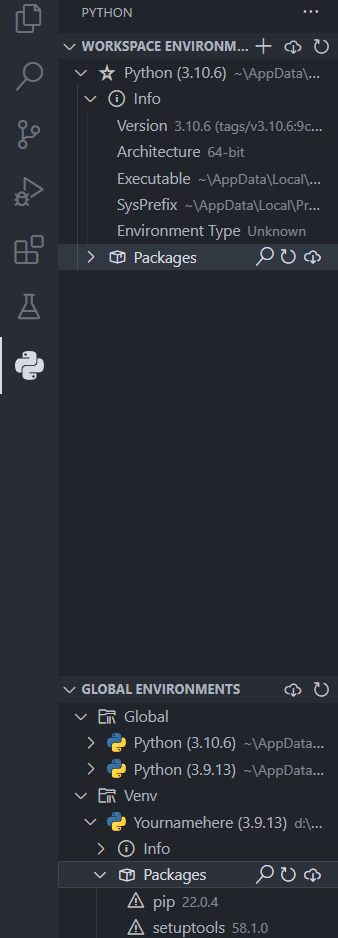 Python Environment Manager